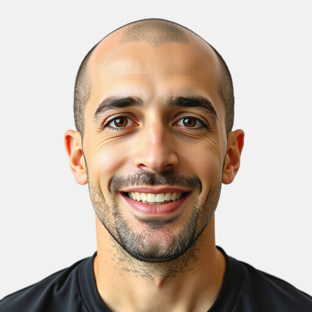 Portrait of supportive yoga instructor Marcus